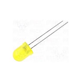 Flash LED 8mm 9-12V Yellow