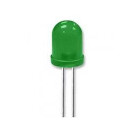 LED Flash 10mm 9-12V Green