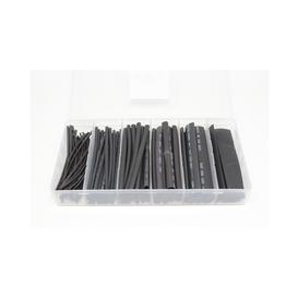 Assortiment de Tubes Thermorétractable 100pcs Noir 10cm