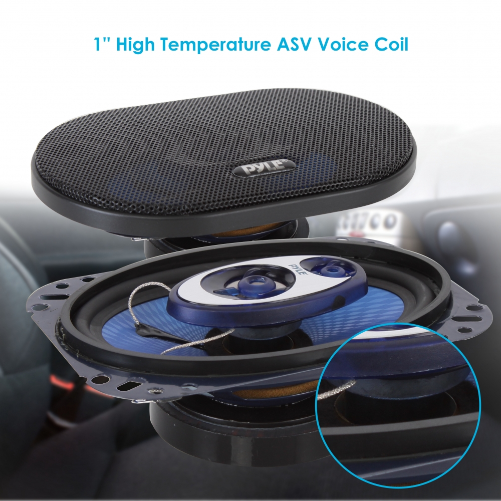 4' x 6' 240 Watt Three-Way Speakers (Pair)