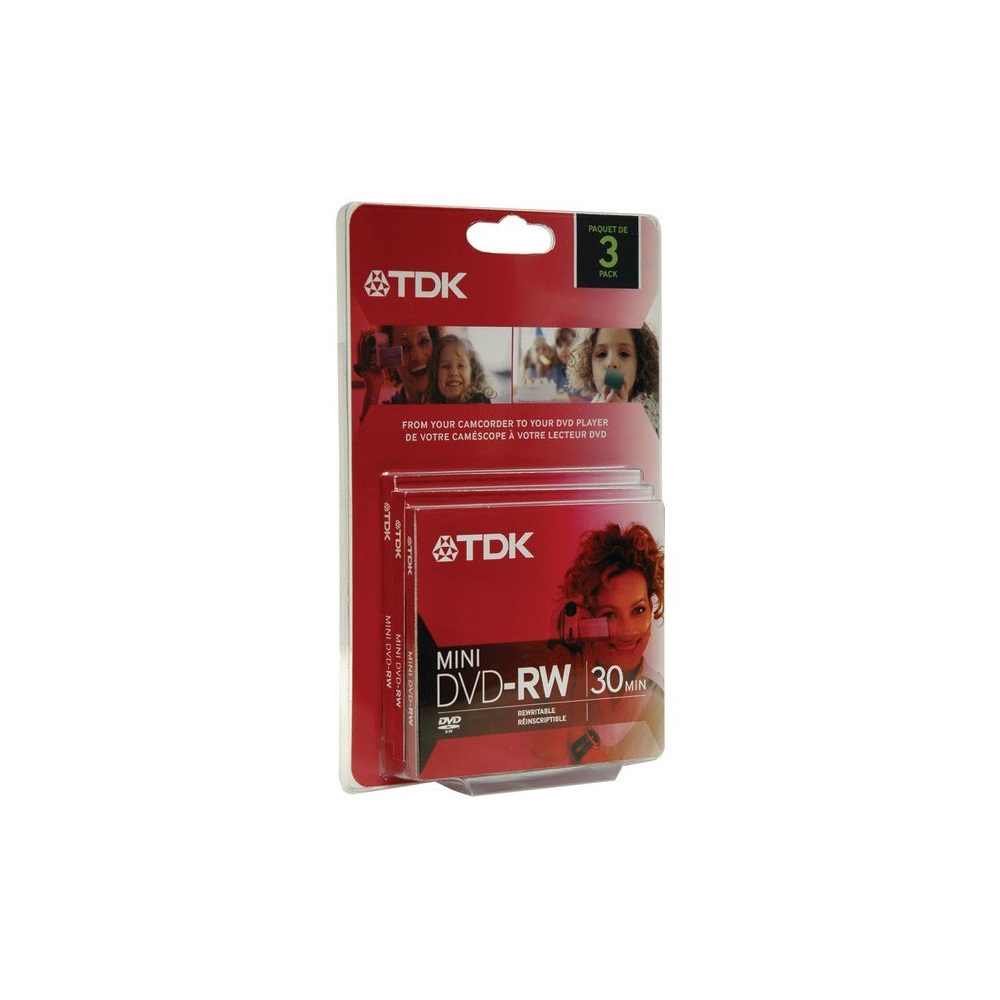 3-Pack - TDK Mini DVD-RW
