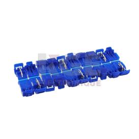 Terminaux T-Tap 18-14G 1/4 - Bleu, Paquet de 10