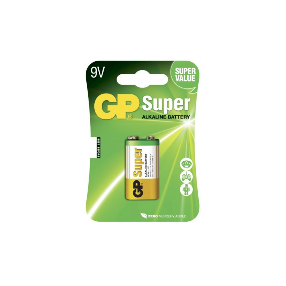GP 9V Dynamo Alkaline Battery
