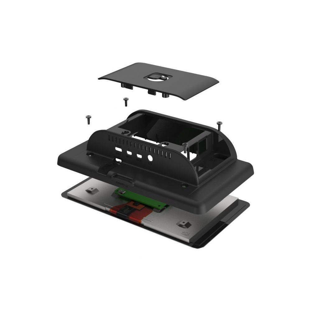Raspberry Pi 4 Model B Touchscreen Case - Black