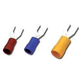 #10 22-16 Spade Terminals - Red, 10Pk