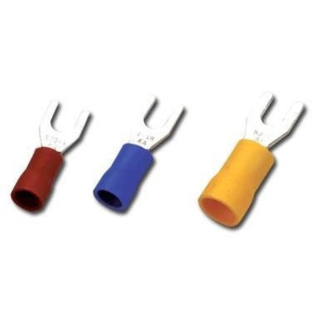 #10 22-16 Spade Terminals - Red, 10Pk