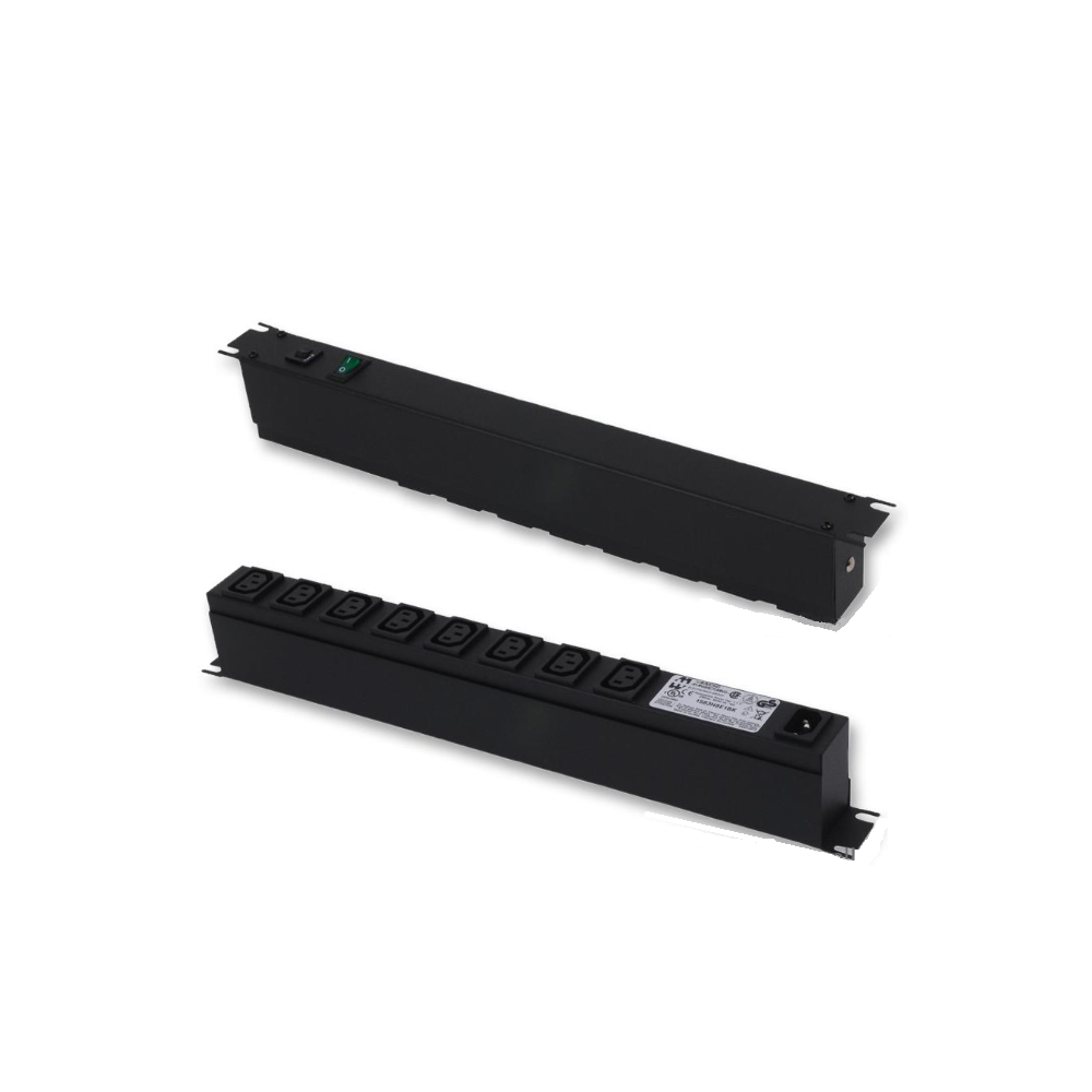 International Rack Mount Power Strip with On/Off Switch