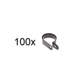 100-Pack - Nylon Cable Clamps 1/8