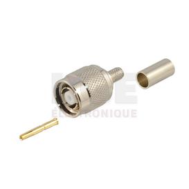 TNC Reverse Polarity Male Crimp Connector for RG58 - 50 Ohm