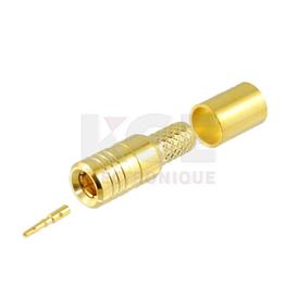 Connecteur à Sertir SMB Mâle pour RG58 - 50 Ohms