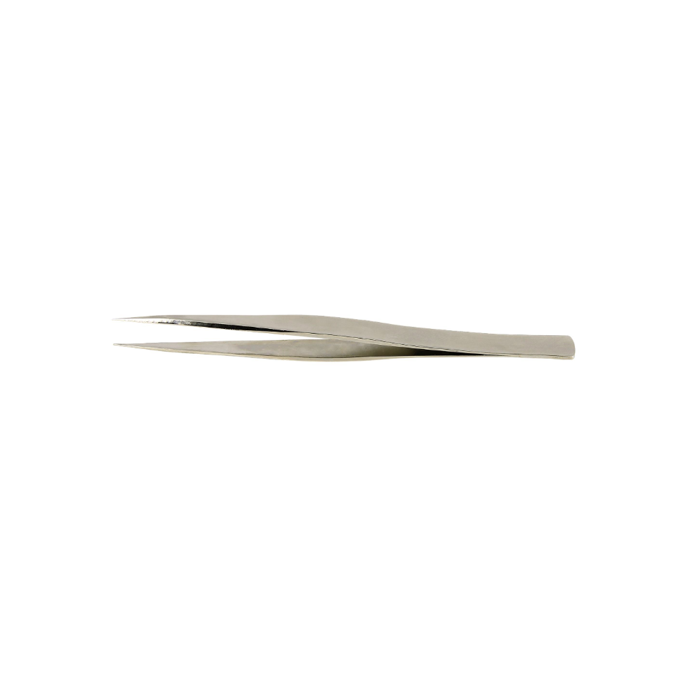 Tweezer Straight Flat Carbon Steel