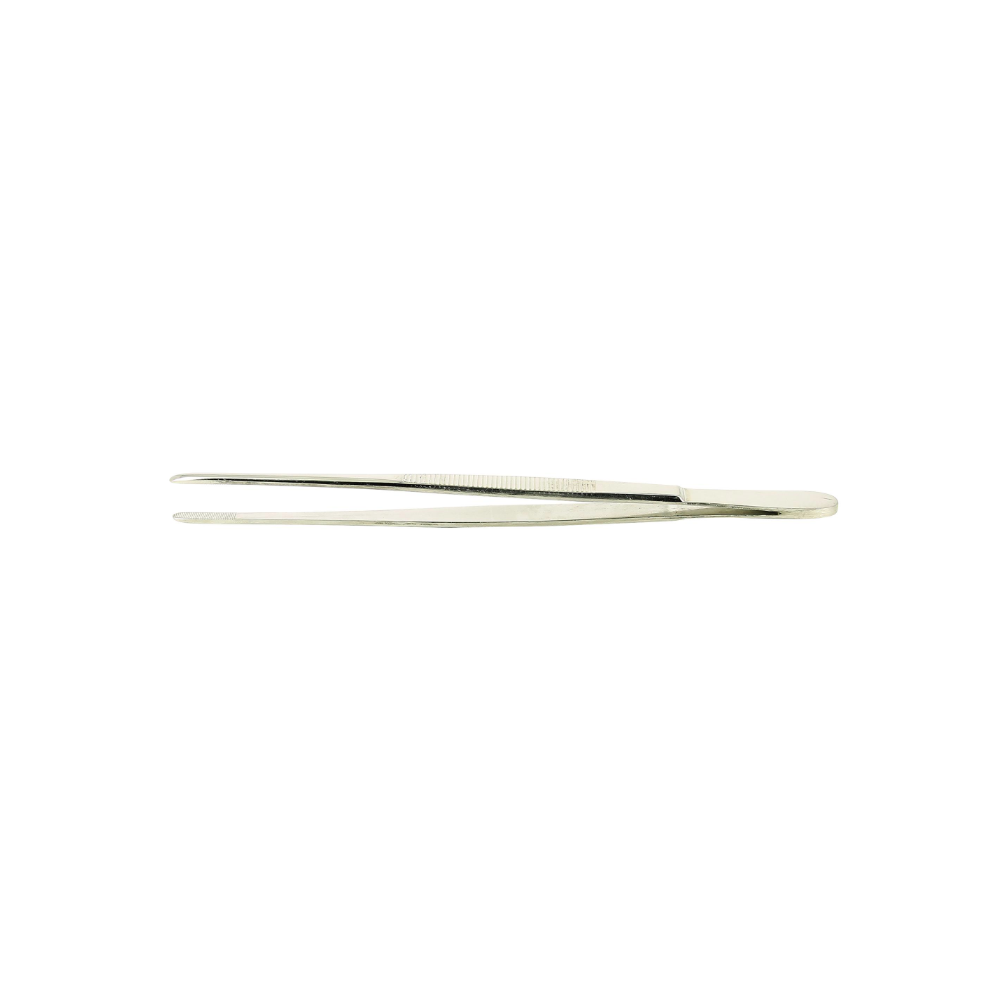 Tweezer Straight Round Carbon Steel