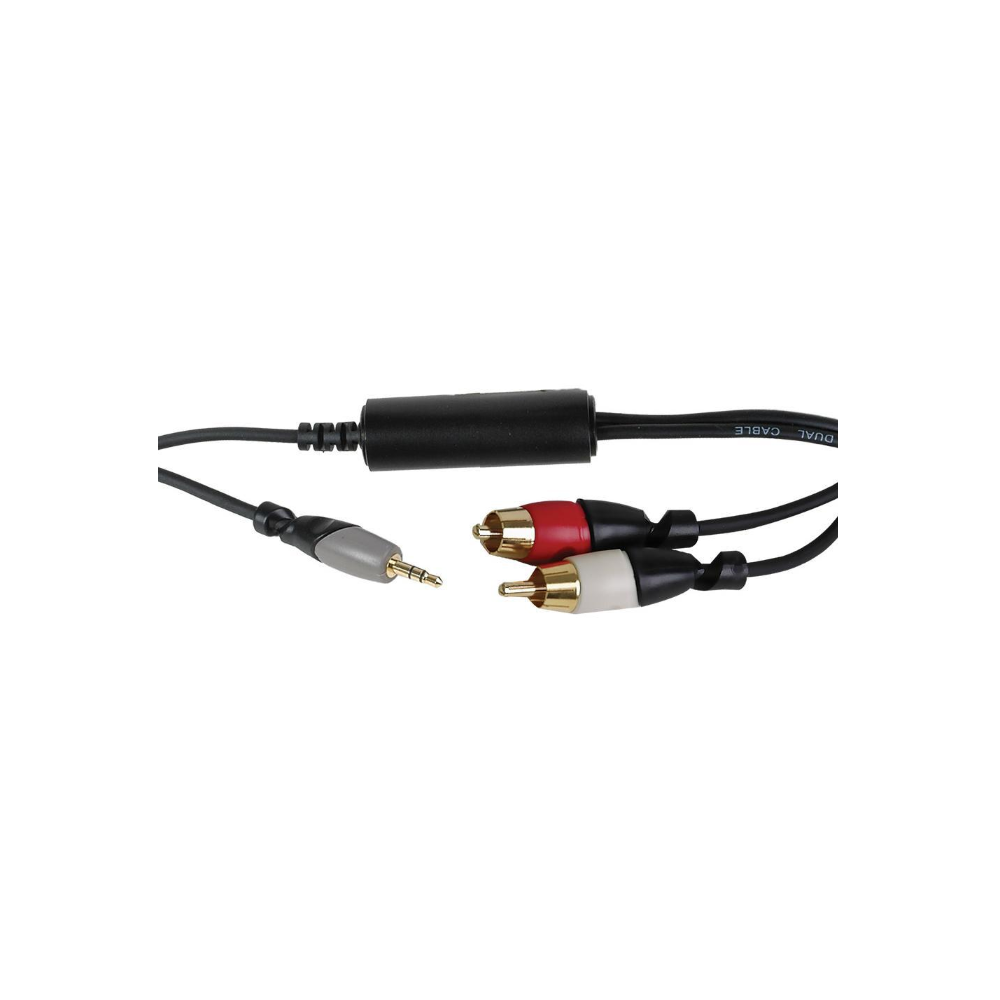 Ground Loop Isolator 3.5mm Stereo to Left and Right RCA Males Wiring