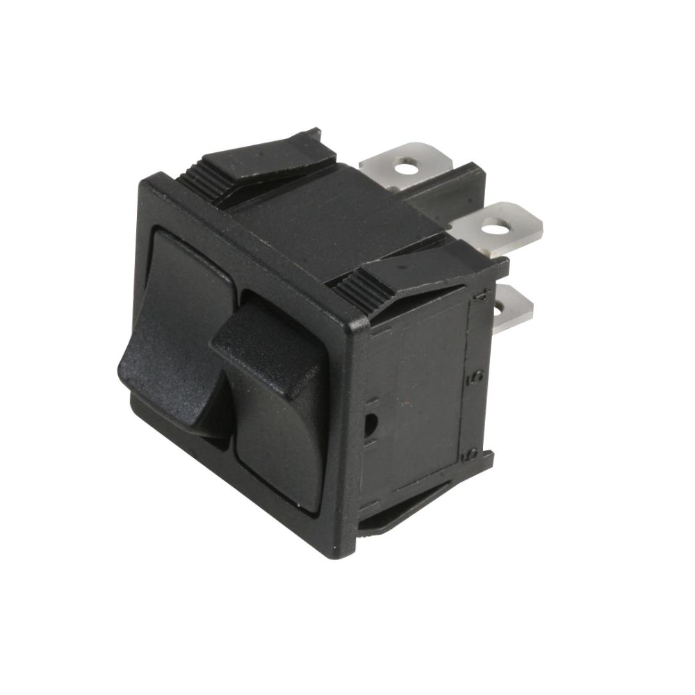 Rocker Switch On-Off 10A 125V DPST Non Illuminated Panel Mount