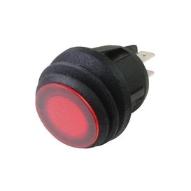 Interrupteur à Bascule On-Off 16A 125V DPST Non Lumineux Montage sur Panneau Rouge