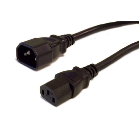 PDU or Monitor to CPU Power Cord IEC-C13 to IEC-C14 - 6ft