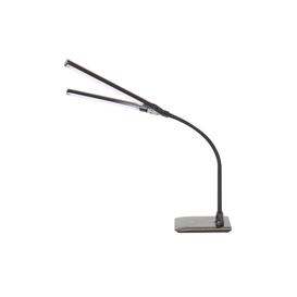 Lampe de Bureau DEL à Tête Double et Bras Flexible Sensible au Toucher