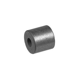 Cœur de ferrite cylindrique 60 Ohms 6mm Longueur 25MHz à 300MHz 1.3mm Diamètre Intérieur 3.5mm Diamètre Extérieur