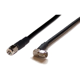 LMR-195 SMA M to SMA M (Right Angle) Wireless Antenna Cable - 3ft