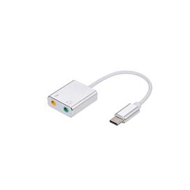 Aluminium Type-C USB3.1 Aux 3.5mm Headset and Mic Adapter