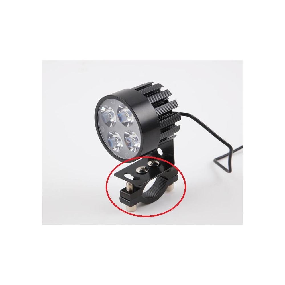 LED Light for Car or Motorcycle 4*1W 350LM 12-60V Cool White - Black