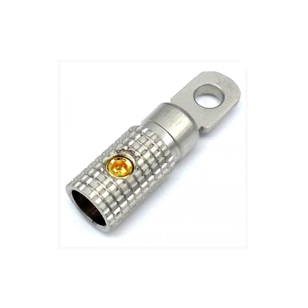 Terminal Anneau 4 Gauge Plaqué Platine