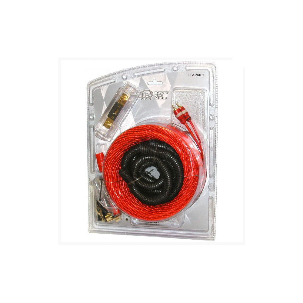 Kit d'Installation Complet Câblage Amplificateur 0 AWG