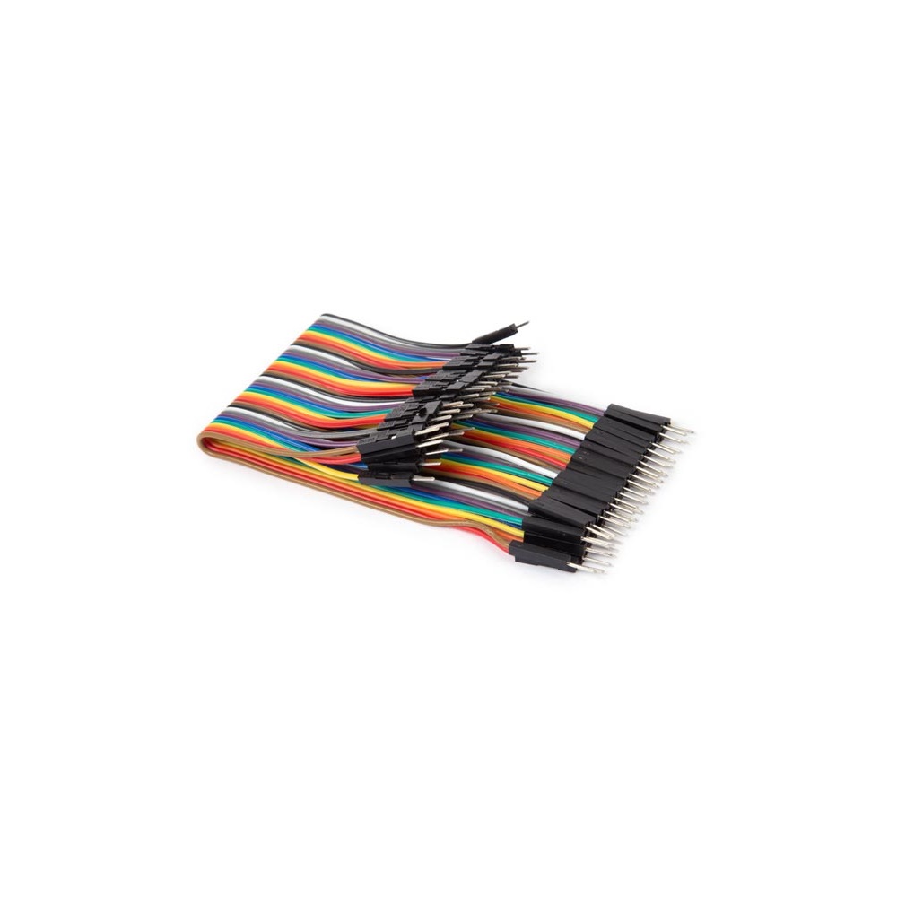 40Pins 20cm Male to Male Jumper Wire (Flat Cable)