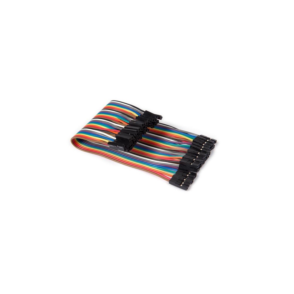 40Pins 20cm Female to Female Jumper Wire (Flat Cable)