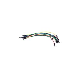 Jeu de Câbles de Raccordement - 1 Broche Femelle/Femelle - 20cm - 10pcs