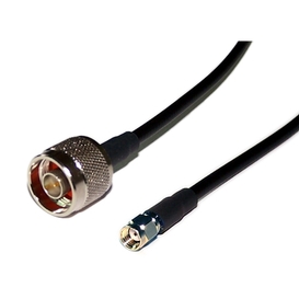 Câble pour Antenne Sans-Fil LMR-195 Type-N M à SMA-RP M - 10'
