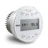 Waterproof Bluetooth Marine Digital Media Receiver Stereo Radio USB/MP3 & AUX Inputs AM/FM Radio Round/Circle - White