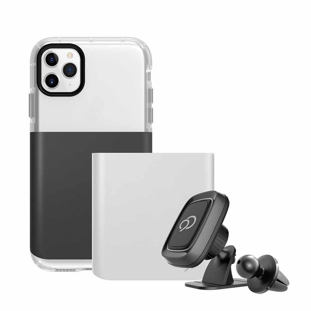 Ghost 2 Pro Case Gunmetal Gray/Pure White for iPhone 11 P