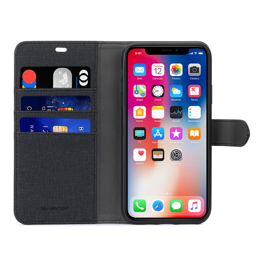 2 in 1 Folio Case Black/Black for iPhone 11 Pro Max