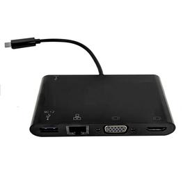 USB 3.1 Type C vers Base Multimédia - Noir