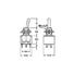 DPDT Miniature Toggle Switch ON/-/ON