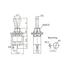 Miniature SPST Toggle Switch ON/-/OFF