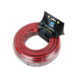 Fil de Haut-Parleur de 50' 8AWG Rouge/Noir Ignifuge CCA