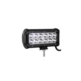 Barre Lumineuse 12DEL 12x1W 1400LM 10-30VDC 1.2A 6000K 164x80x65mm Spot