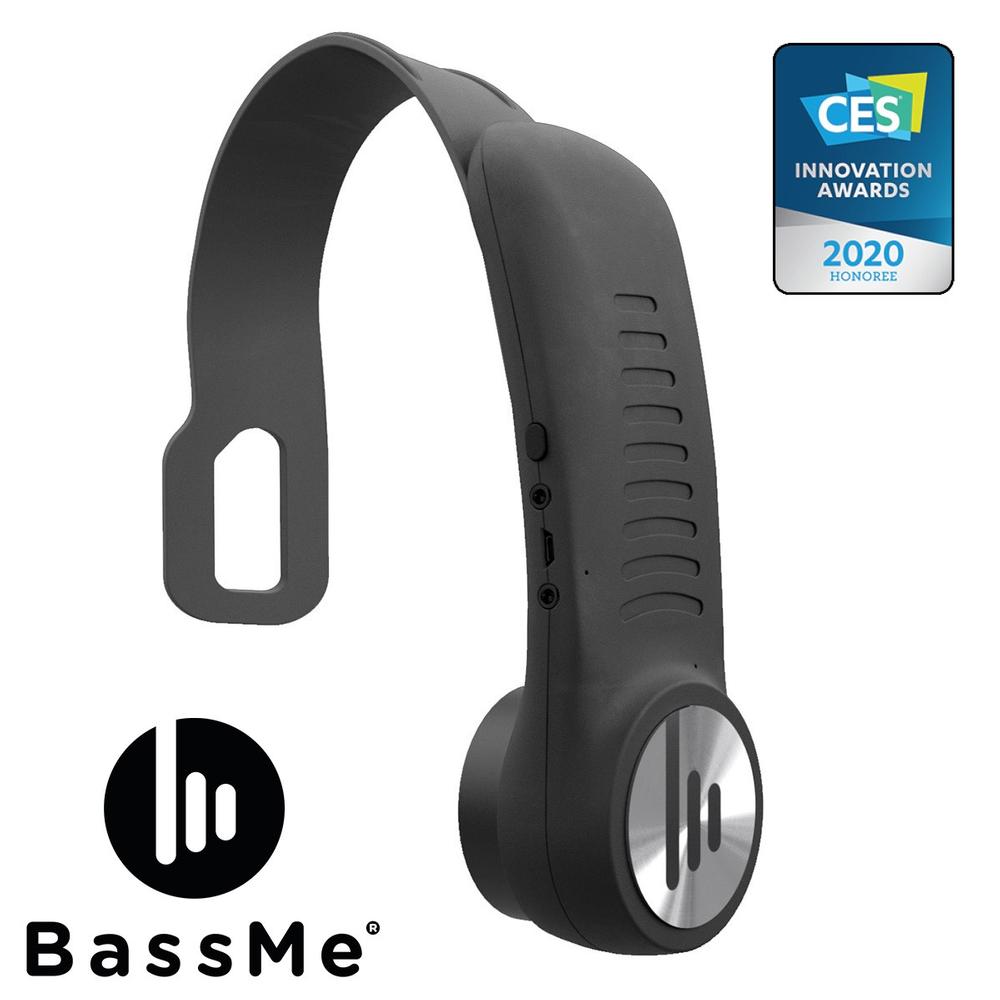 BassMe Wearable Subwoofer for Music / Gaming / VR Kit, Soundwave and Vibration Technology, Bluetooth