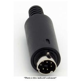 In Line Male Mini DIN Connector