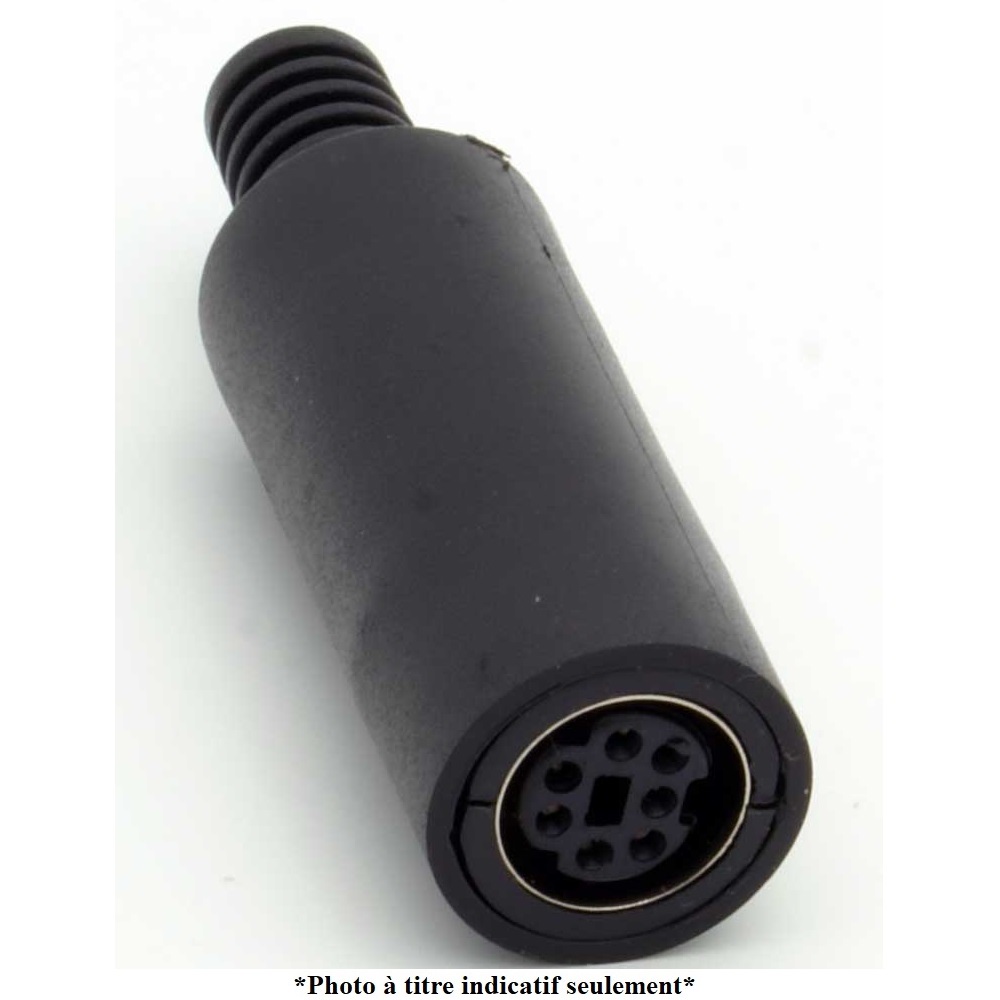 In-Line Female Mini DIN Connector