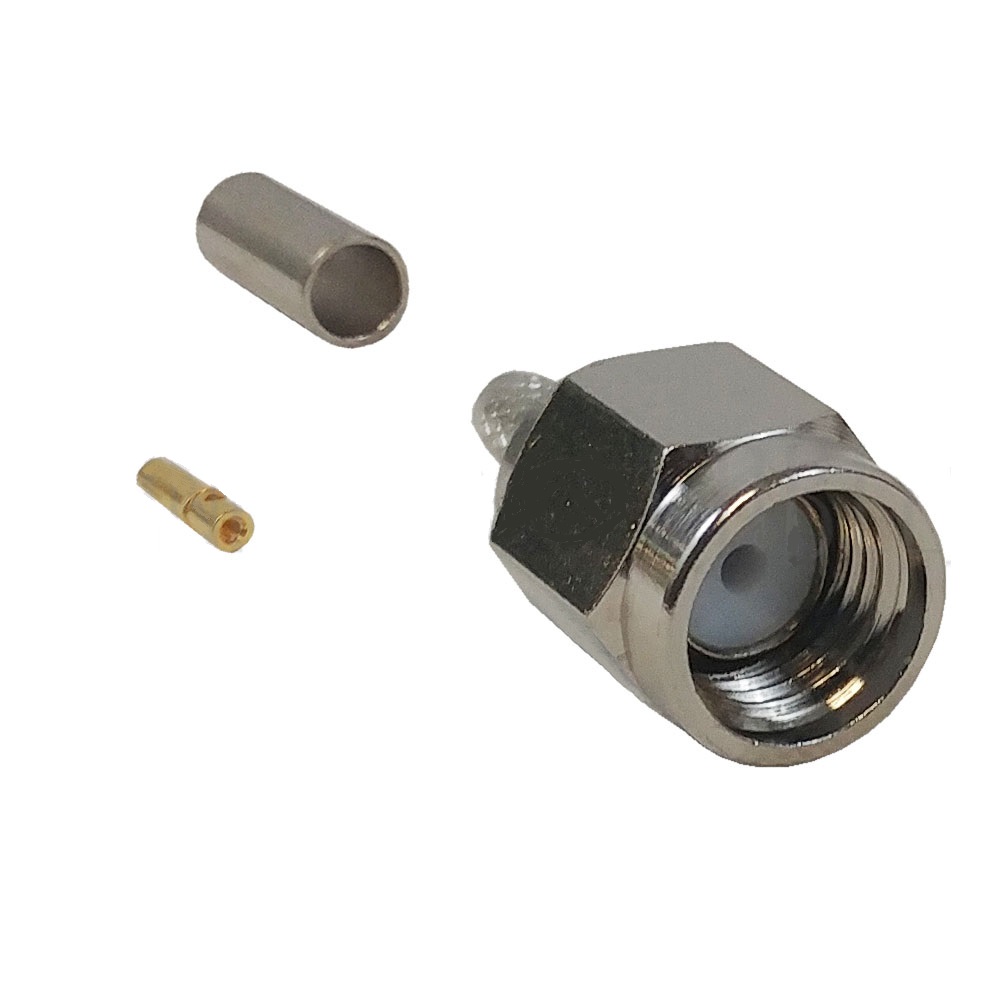 Connecteur SMA Polarité Inversé Mâle pour RG174 (LMR-100)