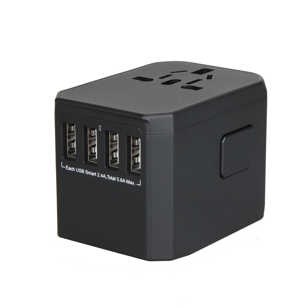 Adaptateur de Voyage Universel 4 Ports USB 5.6A