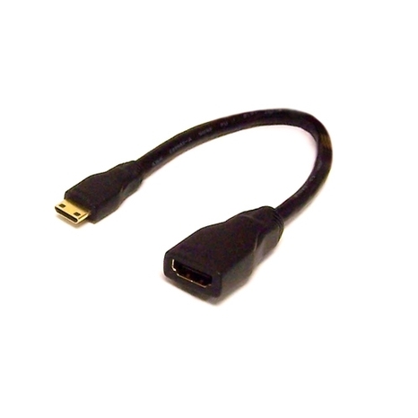 Câble HDMI Femelle à Mini-HDMI 1.3a Mâle 8 Pouces