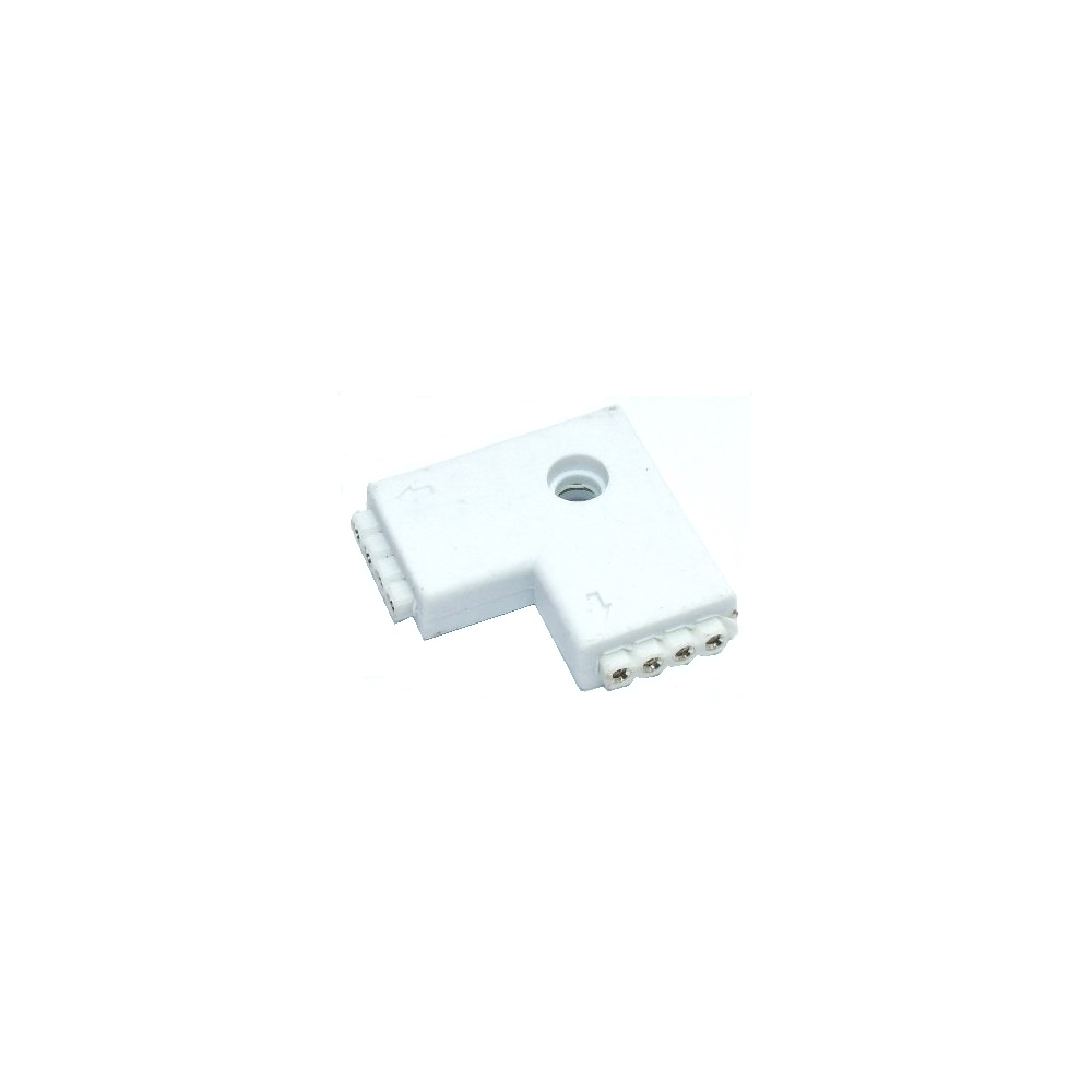 Connecteur 90° pour Ruban DELs 4 Pins
