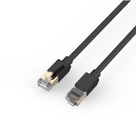 Ethernet Cable Cat8 F/FTP, 2000MHz, 40Gbps, RJ45 Computer Networking Cord, Black