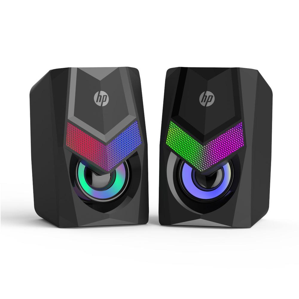 Haut-Parleur Gamer Stéréo 2.0 avec Rétro-éclairage RGB avec Jack