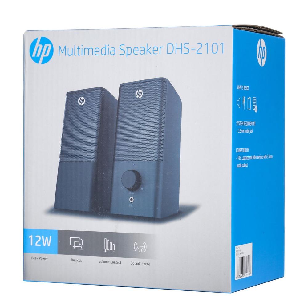 Multimedia Speakers with Stereo Sound for Multiple Devices 3.5mm Jack for Audio - DHS-2101