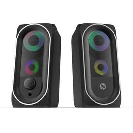 Haut-Parleur Stéréo 2.0 avec Rétro-Éclairage RGB Bluetooth Prise 3.5mm - DHE-6001